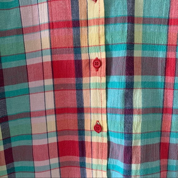 Vintage plaid top - Picture 4 of 4